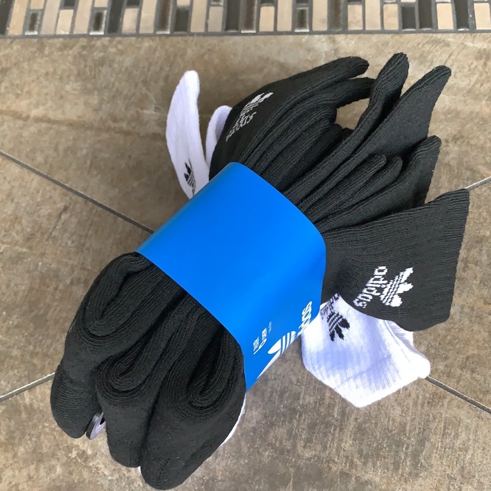 ADIDAS 6 pairs socks set CREW - Picture 7 of 12